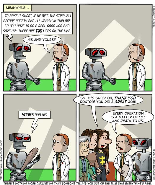 Strip #122 - Two lifes on the line