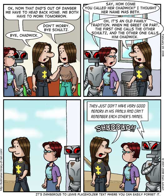 Strip #123 - Memory