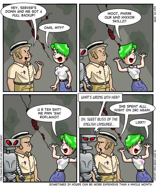 Strip #132 - M4D H4XX0R 5K1LLZ