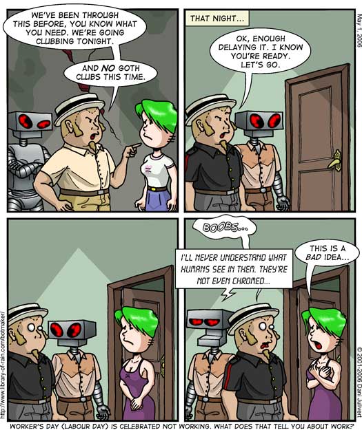 Strip #133 - Purple dress