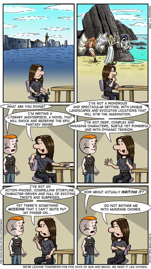 Strip #150 - Literary masterpiece