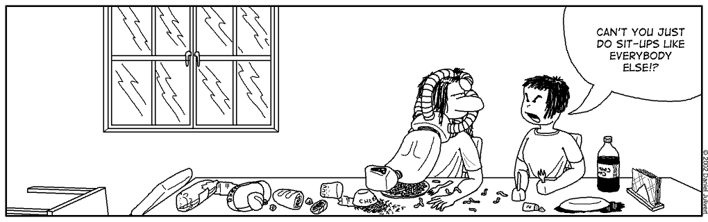 Strip #19 - Quiet dinner