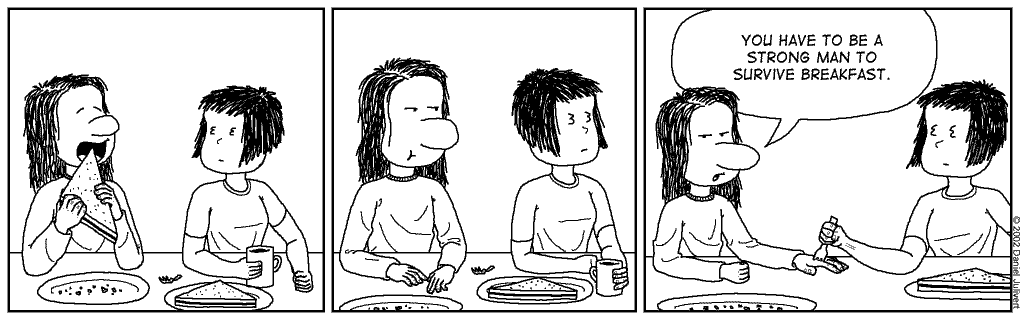 Strip #21 - A strong man