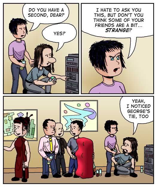 Strip #23 - Strange friends