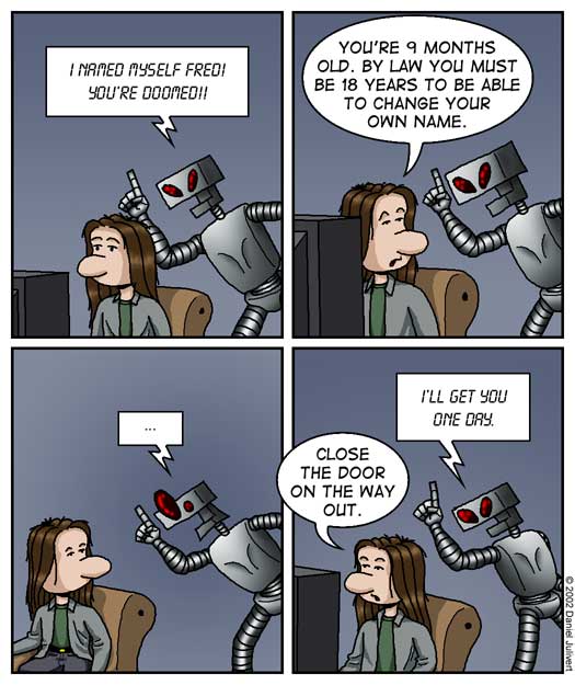 Strip #31 - My name is Fred