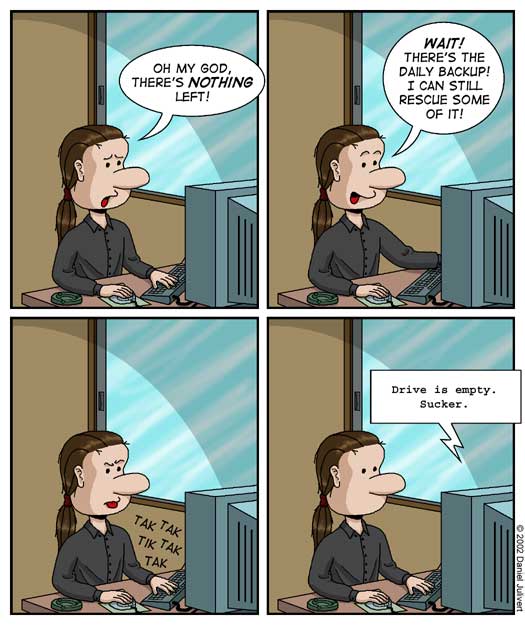 Strip #59 - The backup disk
