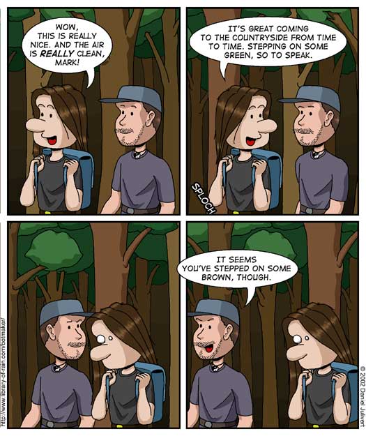 Strip #80 - Stepping on some green