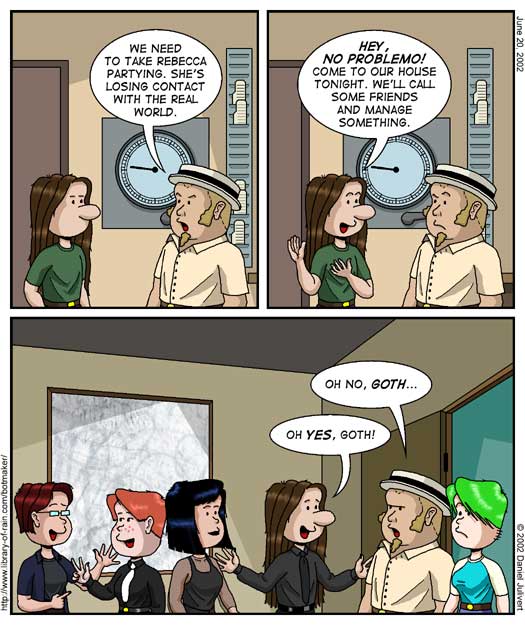 Strip #86 - Oh no, goth